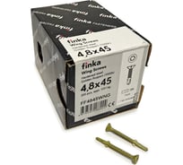 Шурупы флюгельные Finka Wing Screws 4,8x45 TX25 (Golden Ruspert, 200шт) FF4845WNG