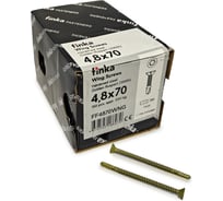 Шурупы флюгельные Finka Wing Screws 4,8x70 TX25 (Golden Ruspert, 150шт) FF4870WNG