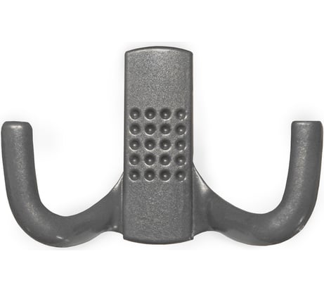 Крючок-вешалка со скрытым креплением Трибатрон КВС-2 алюминиевый металлик 87443