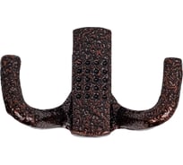 Крючок-вешалка со скрытым креплением Трибатрон КВС-2 медный антик 87449