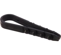 Дюбель-хомут Росдюбель нейлон, 11-18 мм, черный, для круглого кабеля, 100 шт. 931580