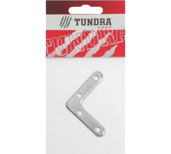Угольник TUNDRA УГ-50, цинк, в упаковке 1 шт. 5296497