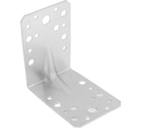 Крепежный усиленный уголок ТУНДРА 90х90х65х2 мм, оцинкованный, в упаковке 1 шт. 5294419