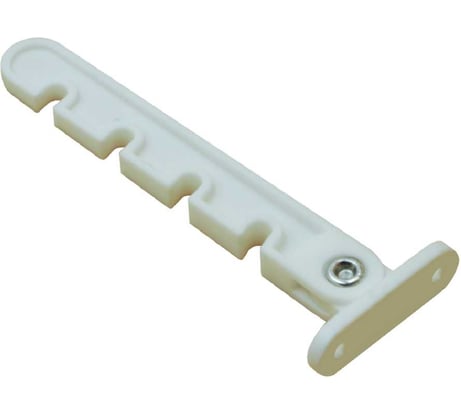 Гребенка к окон.ограничителю Левша пласт, под штифт d5, 80 шт.,белая У1-563480.Б