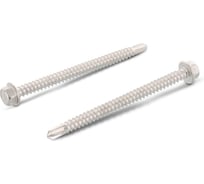 Саморез Edelfix DIN 7504 тип К M5.5x22 мм A2, нержавеющий шестигр. гол. с буром, 50 шт 75042K5522 50