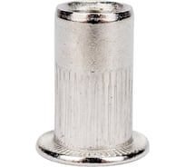 Заклепка-гайка ЦКИ М8х18.5, плоск., рифл., удл., A2, REX, E: 3.0-5.5 мм, уп. 50 шт. 64546