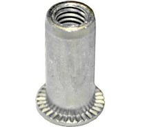 Заклепка-гайка ЦКИ М8х18.5, плоск., удл., Ст. Ц, BRALO, E: 3.0-5.5 мм, уп. 100 шт. 64548
