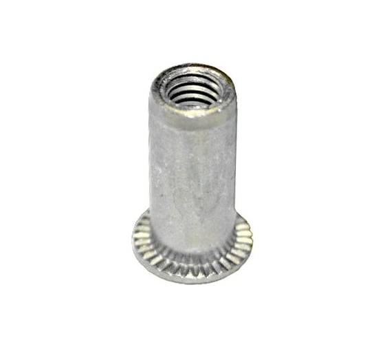 Заклепка-гайка ЦКИ М8х18.5, плоск., удл., Ст. Ц, BRALO, E: 3.0-5.5 мм, уп. 100 шт. 64548