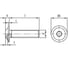 Винт Edelfix ISO 7380-2 M8x16/16 мм А2 полукр. гол. внутр. шестигр. и прессшайбой, 20 шт. 738022816 20 4