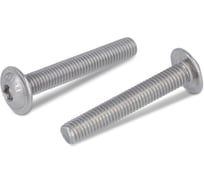 Винт Edelfix ISO 7380-2 M6x16/16 мм А2 полукр. гол. внутр. шестигр. и прессшайбой, 50 шт. 738022616 50