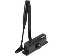 Доводчик дверной БУЛАТ ULTIMATE, ДД-100, A-B, 40-120 кг, черный, морозостойкий 17073