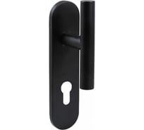 Ручка на планке БУЛАТ для откатных ворот РФ 72.45.11.02НС, черный, AISI 201 INOX, нерж сталь 17078