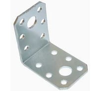 Уголок ООО Иж-Тандем 50x50x35x2мм, крепёжный, усиленный, цинк, 50 шт 175843