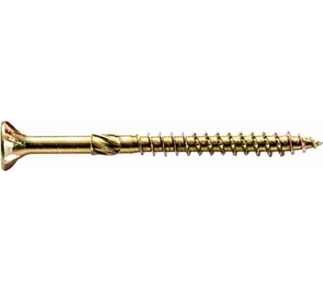 Саморезы по дереву КРЕП-КОМП ПРОФИ желтые, потайн. 5.0х70 мм 200 шт. 05070Fh