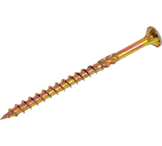 Саморезы по дереву КРЕП-КОМП ПРОФИ желтые, потайн. 4.0х60 мм 200 шт. 04060Fh 1