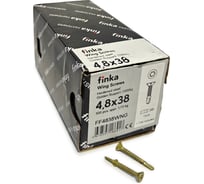 Шурупы флюгельные Finka Wing Screws 4,8x38 TX25 (Golden Ruspert, 500шт) FF4838WNG