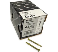 Шурупы флюгельные Finka Wing Screws 4,8x50 TX25 (Golden Ruspert, 200шт) FF4850WNG