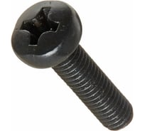 Винт ЦКИ DIN7985 М4х16 черный RAL9005 Ц Ph 2 уп. 200 шт. 63033