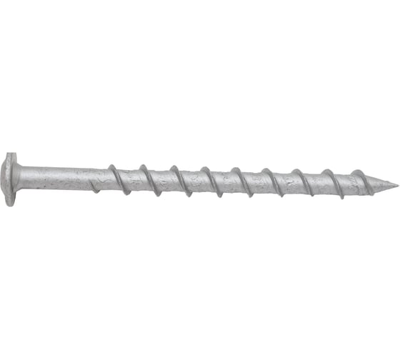 Шуруп для пенобетона Rusconnect GT 08100 8x100 мм, прессшайба, TORX, белый цинк, 50 шт. 620810