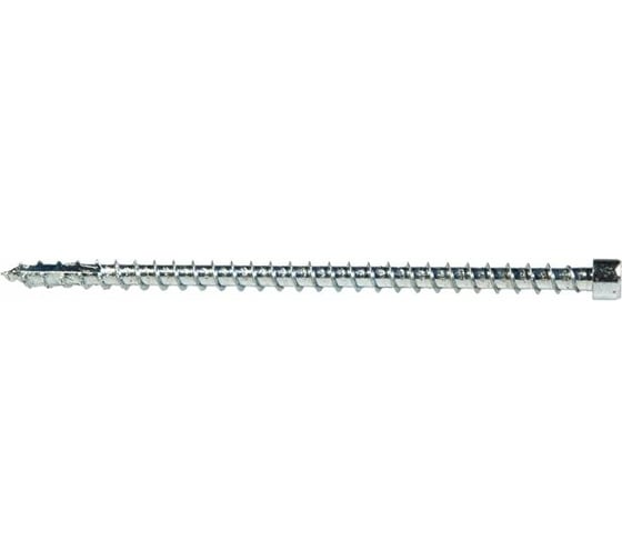 Шуруп Rusconnect CPW 06260 цилиндр., полная резьба, 6x260 мм, белый цинк, 100 шт. 322901