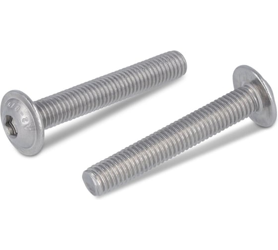 Винт EDELFIX ISO 7380-2 M8x20/20 мм А2 полукр. гол. внутр. шестигр. и прессшайбой, 20 шт. 738022820 20 1