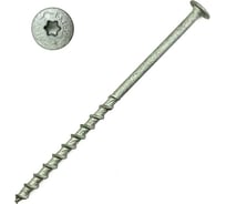 Шуруп для пенобетона Rusconnect GT 08140 8x140 мм, прессшайба, TORX, белый цинк, 50 шт. 620814