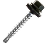 Кровельный саморез НАКРЕПКО 5,5х19 темно-зеленый RAL6005, 100 шт. 204804