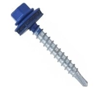 Кровельный саморез НАКРЕПКО 5,5х19 ярко-синий RAL5005, 100 шт. 204806