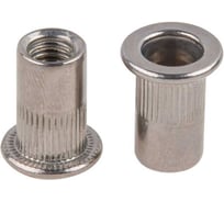 Заклепка резьбовая STARFIX М5, нерж.сталь (А2), цилиндрический бортик, 500шт SM-67732-500