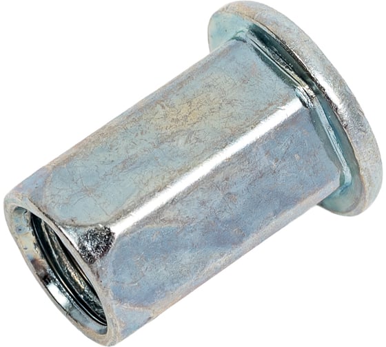 Заклепка гаечная KLAUE шестигранная, сталь, М10, стандартный борт  St KSM10LF-HEX (150 шт) УТ000021892