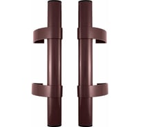 Ручка скоба БУЛАТ для аллюм. и ПВХ дверей, РС-03.500.8017, коричневый, регулируемая (АРД-03) 17647