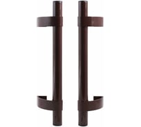 Ручка скоба БУЛАТ для алюм. и ПВХ дверей, РС-02.400.8017, коричневый, регулируемая (АРД-02) 17627