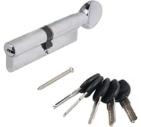 Цилиндровый механизм Аллюр HD FG 100-5К CP (50x50G) хром перф,кл БЛИСТЕР 12217