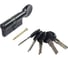 Цилиндровый механизм Аллюр HD FG 70-5К BLACK (35x35G) черный перф,кл/верт БЛИСТЕР 12235 1