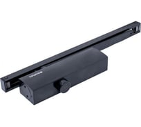 Доводчик дверной БУЛАТ PROFI ДД 802/5 BH-B (25-120 кг) черный со скольз,тягой, морозостойкий 17246