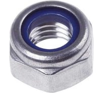 Гайка с нейлоновым кольцом КВАДРА M6, DIN985, цинк, 10шт 985060010812