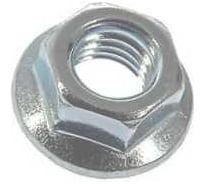 Гайка с фланцем шестигранная КВАДРА DIN6923, M5, цинк, кор., 100шт 692305007100