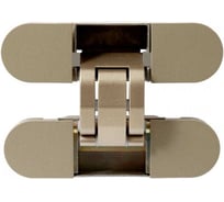 Петля дверная скрытая Аллюр АРТ, 110х30, 3D, матовое золото, 2 шт 17287