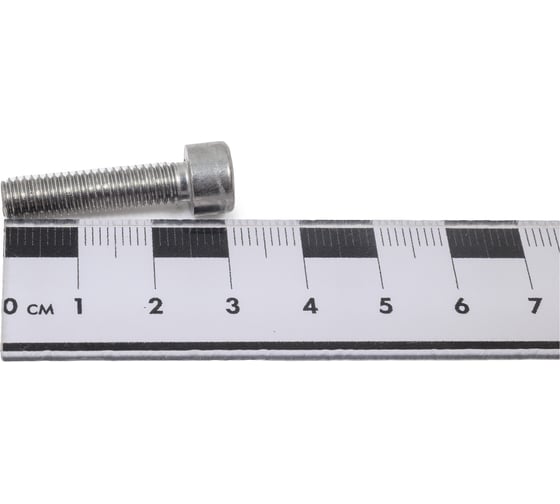 Винт ЦКИ DIN912 М6х25 A4 HEX 5.0 уп. 100 шт. 63486