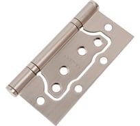 Накладная петля без врезки Стандарт 2BB SN (100х75х2.5 мм; матовый никель; 1 шт) 12846