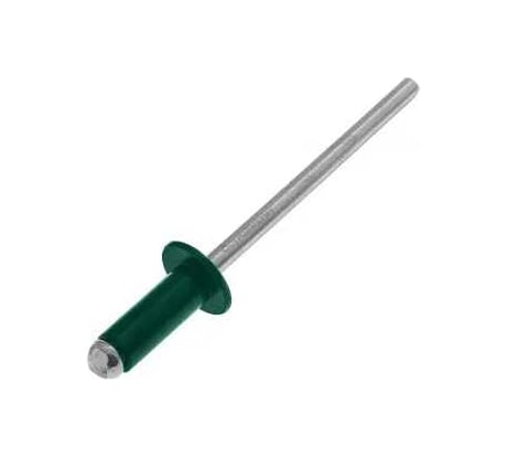 Заклепки STEELFIX 4,8х12 RAL 6005 зеленый (200шт) алюминий/сталь, оцинк. ЗК03021