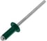 Заклепки STEELFIX 4,8х12 RAL 6005 зеленый (200шт) алюминий/сталь, оцинк. ЗК03021 1