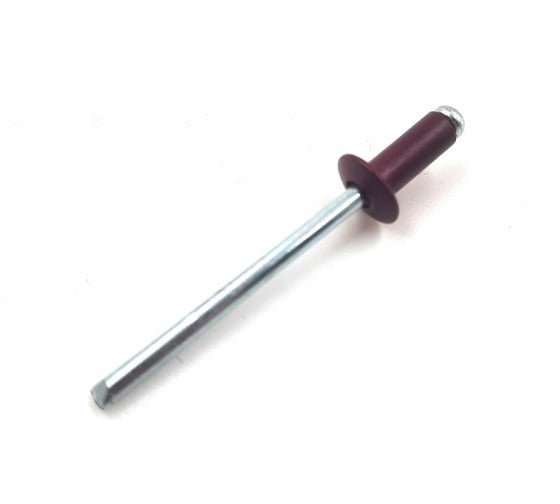 Заклепки STEELFIX 3,2х8 RAL 3005 красное вино (200шт) алюминий/сталь, оцинк. ЗК03024 1