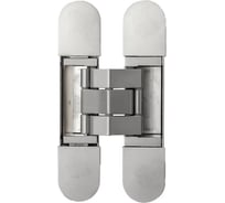 Петля скрытая ELEMENTIS универсальная, комплект из 2 шт, 3D, 115x23 м, серебро матовое ELM2000.01MP