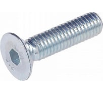 Винт КРЕП-КОМП потайной с внутр. шестигр., полная резьба, цинк, DIN 7991, 4х12, пр.8.8, 50 шт. впш412мф