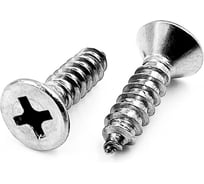 Саморез КВАДРА DIN7982, 2.9х6.5мм, цинк, кор., 1000шт., потай, шлиц PH1, острый 822965071000