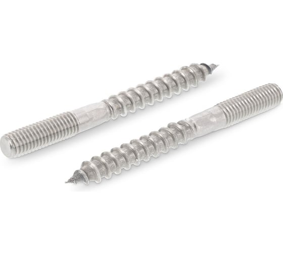 Шпилька Edelfix ART.9082 М8x120 А2, нерж. с резьбой по дереву, 4 шт. 908228120 4 1