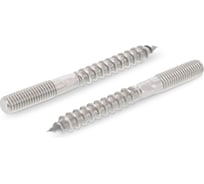 Шпилька Edelfix ART.9082 М10x140 А2, нерж. с резьбой по дереву, 2 шт. 9082210140 2