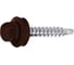 Кровельный саморез swfs RAL-8014 ZP 4,8х51 2500 шт. тов-046833 1