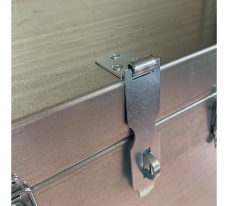 Накладка дверная для навесного замка Олимп НД1 125 мм, покрытие цинк 10.001